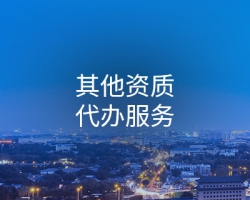 其他資質(zhì)代辦服務(wù)